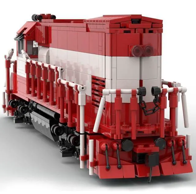 Alt view image 2 of 3 - ZITIANYOUBUILD Custom MOC-104691 Frisco GP15 Retro Train (1449 Parts) Toys Gift for Christmas