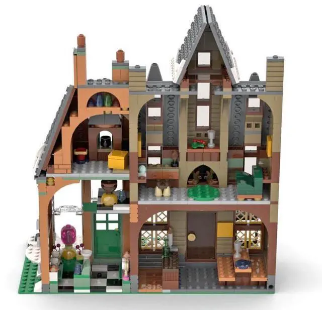Alt view image 2 of 3 - ZITIANYOUBUILD Custom MOC-80404 Magical Village(877PCS+) Building Toys Set Gift for Christmas