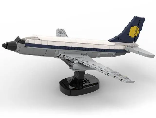 Alt view image 2 of 3 - ZITIANYOUBUILD Custom MOC-129205 World Most Selled Aircraft Jetliner Model 1:80 Scale 874pcs