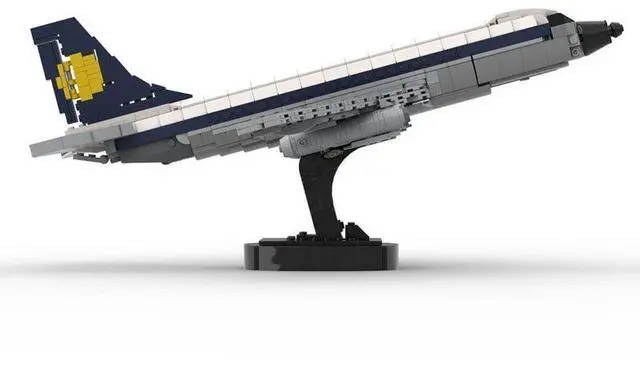 Alt view image 3 of 3 - ZITIANYOUBUILD Custom MOC-129205 World Most Selled Aircraft Jetliner Model 1:80 Scale 874pcs