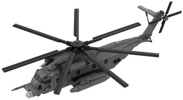 Main image of ZITIANYOUBUILD Custom MOC-134252 Sikorsky Mh-53 Pave Low Rescue Helicopter (2023pcs)