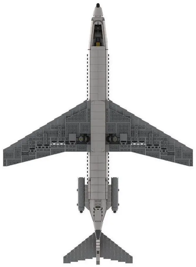 Alt view image 2 of 3 - ZITIANYOUBUILD Custom MOC-106993 1/80 Scale 727-Alitalia Jetliner (1337 Parts) Toys Gift