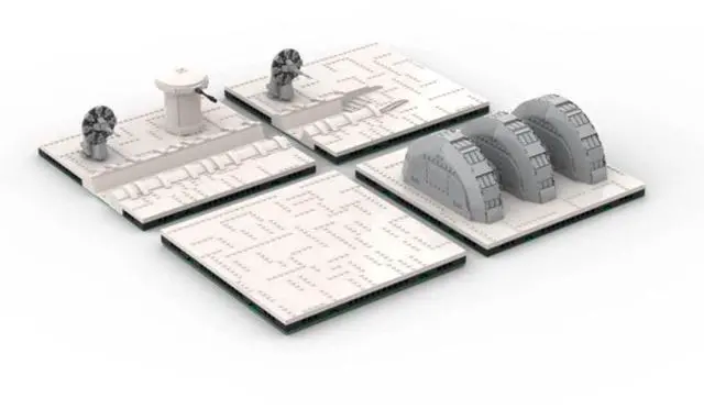 Alt view image 2 of 3 - ZITIANYOUBUILD Custom MOC-124628 Sci-Fi Space Wars Carrier Landscape Model(1813PCS) Toys Gift