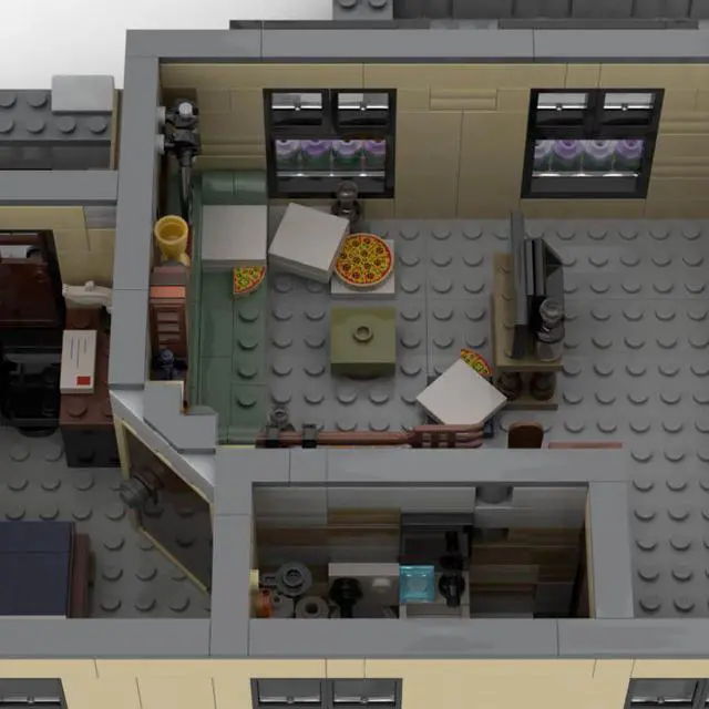 Alt view image 2 of 3 - ZITIANYOUBUILD Custom MOC-91656 SitCom Suites - Part 5 Modification of Set 76200 (846 Parts+)