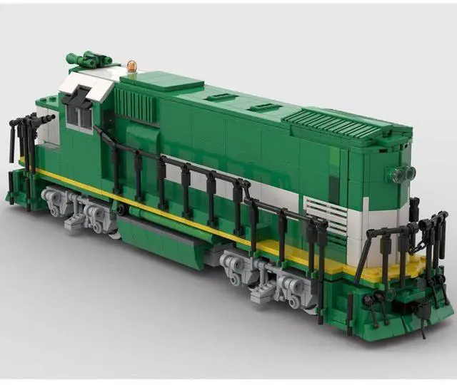 Alt view image 2 of 3 - ZITIANYOUBUILD Custom MOC-104688 California Northern GP15 Retro Train(1439PCS) Toys Gift