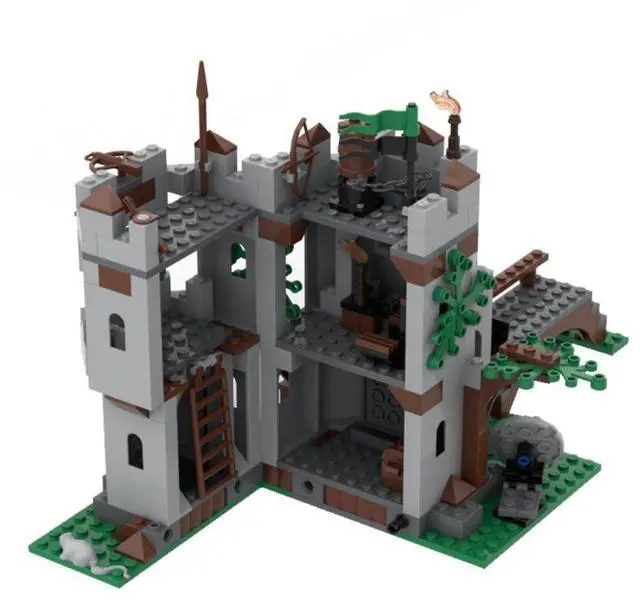Alt view image 3 of 3 - ZITIANYOUBUILD Custom MOC-106972 Medieval Castle (1066+ Parts) Toys Gift for Christmas