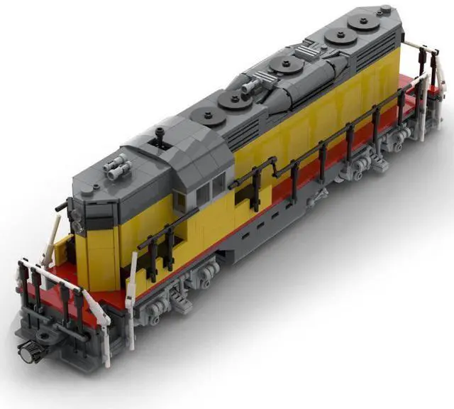 Alt view image 3 of 3 - ZITIANYOUBUILD Custom MOC-79699 GP9 Train (Version 2) (1327 Parts) Toys Gift for Christmas