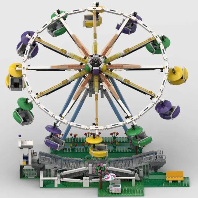 Main image of ZITIANYOUBUILD Custom MOC-99505 Ferris Wheel Model(1386PCS) Toys Gift for Christmas