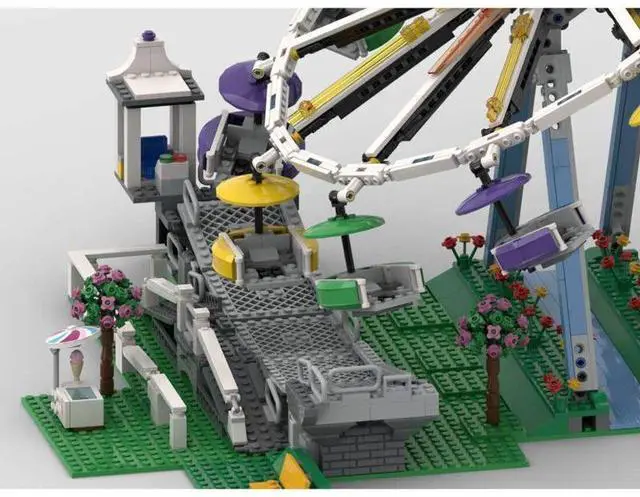 Alt view image 3 of 3 - ZITIANYOUBUILD Custom MOC-99505 Ferris Wheel Model(1386PCS) Toys Gift for Christmas