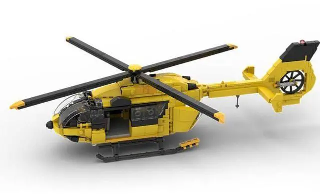 Main image of ZITIANYOUBUILD Custom MOC-203640 1/40 Scale H145 HAWK Civil Helicopter Blocks Set (611 Parts)
