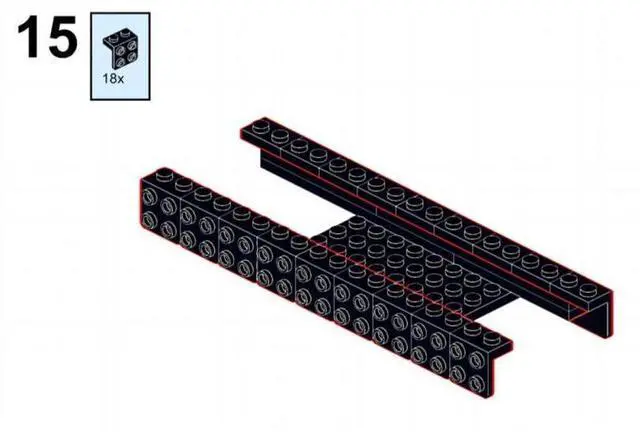 Alt view image 3 of 3 - ZITIANYOUBUILD Custom MOC-112382 America Latina Logistica SD40T-2 (1920 Parts/Dynamic Version)