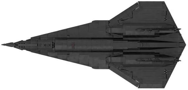 Alt view image 2 of 3 - ZITIANYOUBUILD Custom MOC-165016 1/35 SR-72 10 Mach 10 Hypersonic Stealth Bomber 1540 PCS