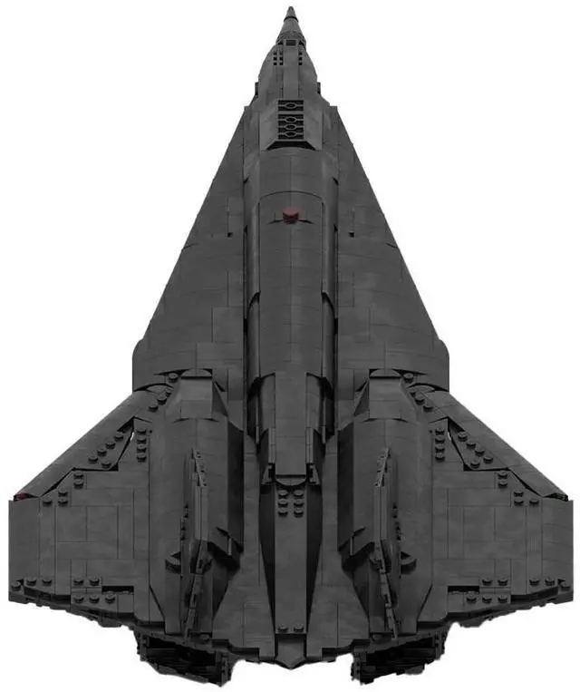 Alt view image 3 of 3 - ZITIANYOUBUILD Custom MOC-165016 1/35 SR-72 10 Mach 10 Hypersonic Stealth Bomber 1540 PCS