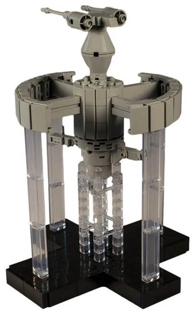 Main image of ZITIANYOUBUILD Custom MOC-152212 Sci-Fi Interstellar Wars Laser Defense Satellite (616 Parts)