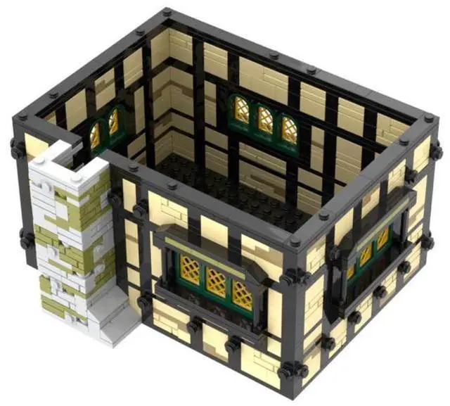 Alt view image 3 of 3 - ZITIANYOUBUILD Custom MOC-84202 Medieval Cottage Model(1804PCS) Toys Gift for Christmas