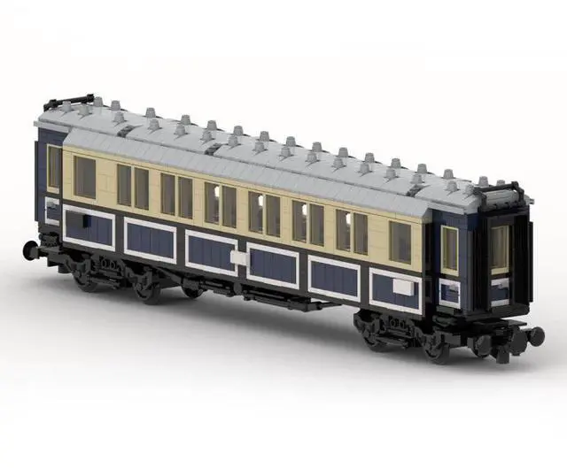 Alt view image 3 of 3 - ZITIANYOUBUILD Custom MOC-130784 Express Train 1st/2nd Class Passenger Coach (1419 Parts)