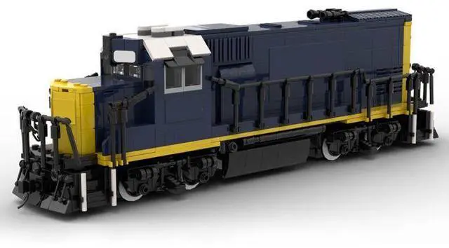 Main image of ZITIANYOUBUILD Custom MOC-104697 CSX GP15 Retro Train (1448 Parts) Toys Gift for Christmas