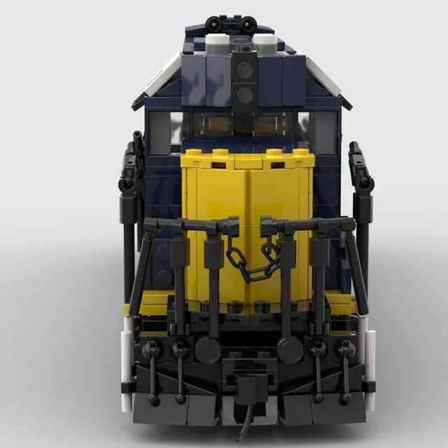 Alt view image 2 of 3 - ZITIANYOUBUILD Custom MOC-104697 CSX GP15 Retro Train (1448 Parts) Toys Gift for Christmas