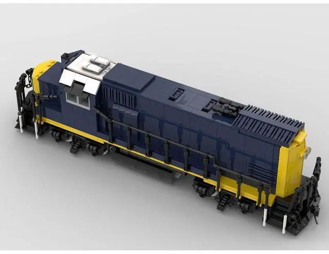 Alt view image 3 of 3 - ZITIANYOUBUILD Custom MOC-104697 CSX GP15 Retro Train (1448 Parts) Toys Gift for Christmas