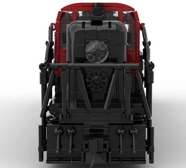 Alt view image 2 of 3 - ZITIANYOUBUILD Custom MOC-118290 RS-3 New Haven V2 Train Model (1206 Parts/Dynamic Version)