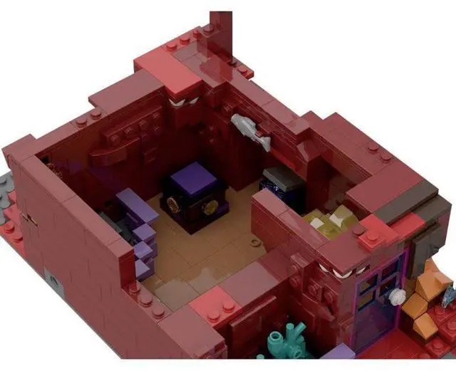 Alt view image 2 of 3 - ZITIANYOUBUILD Custom MOC-146379 Crimson Forest Architectural Model(1748PCS) Toys Gift