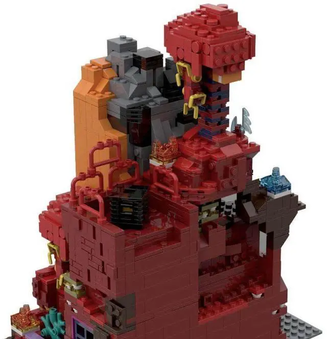 Alt view image 3 of 3 - ZITIANYOUBUILD Custom MOC-146379 Crimson Forest Architectural Model(1748PCS) Toys Gift