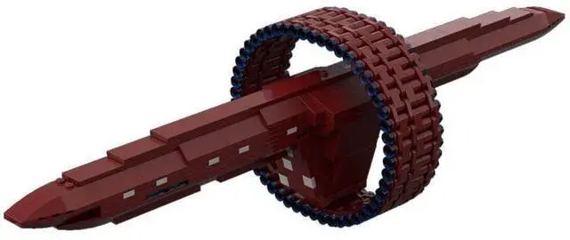 Main image of ZITIANYOUBUILD Custom MOC-112806 Vulcan Suurok-class Warship Model (754 Parts) Toys Gift