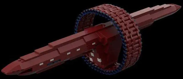 Alt view image 2 of 3 - ZITIANYOUBUILD Custom MOC-112806 Vulcan Suurok-class Warship Model (754 Parts) Toys Gift