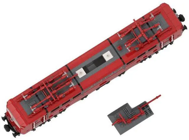 Alt view image 3 of 3 - ZITIANYOUBUILD Custom MOC-118682 8W DB-Baureihe 151 Train Model (1422 Parts) Toys Gift