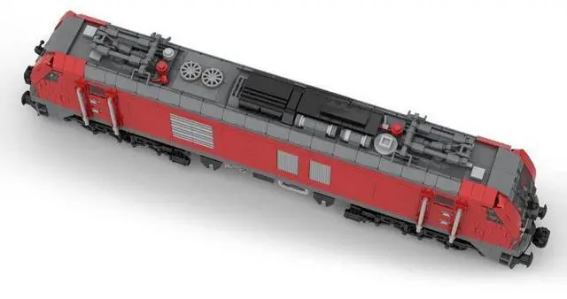 Alt view image 2 of 3 - ZITIANYOUBUILD Custom MOC-108758 Rail Transit Trains Model (1272 Parts) Toys Gift for Christmas