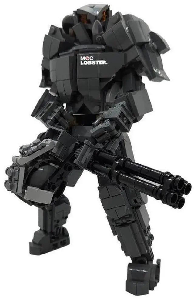 Main image of ZITIANYOUBUILD Custom MOC-183481 Fully Articulated X-01 Mecha Warrior Building Blocks 511 Parts