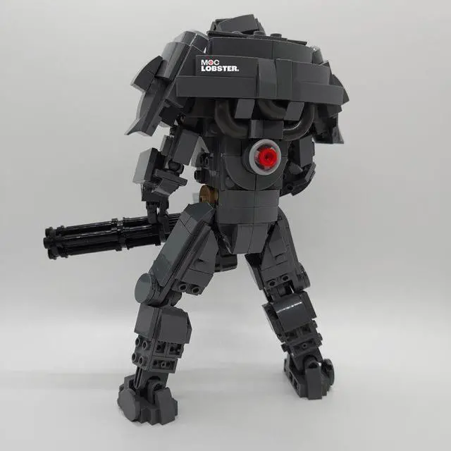 Alt view image 3 of 3 - ZITIANYOUBUILD Custom MOC-183481 Fully Articulated X-01 Mecha Warrior Building Blocks 511 Parts