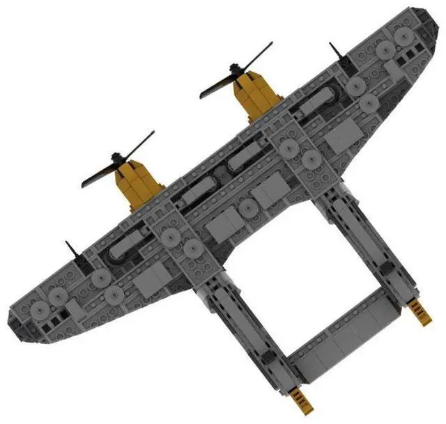 Alt view image 2 of 3 - ZITIANYOUBUILD Custom MOC-133724 BF 109 Military Theme Model (631 Parts) Toys Gift