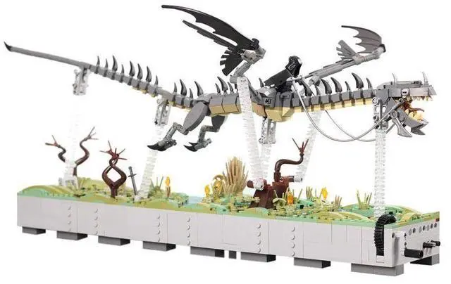 Main image of ZITIANYOUBUILD Custom MOC-113671 Western Dragon 1288+ Parts Toys Gift Perfect for christmas