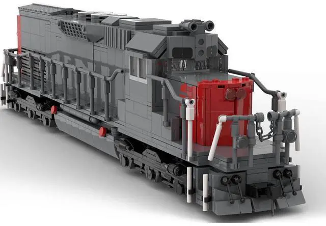Alt view image 2 of 3 - ZITIANYOUBUILD Custom MOC-112383 Southern Pacific SD40T-2 (1918 Parts/Dynamic Version)