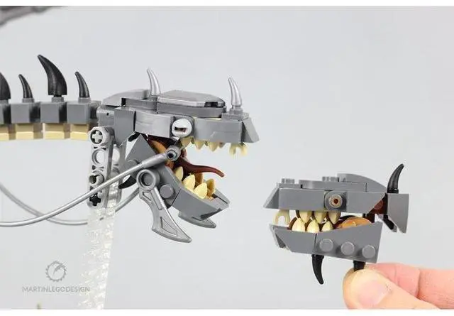 Alt view image 3 of 3 - ZITIANYOUBUILD Custom MOC-113671 Western Dragon 1288+ Parts Toys Gift Perfect for christmas