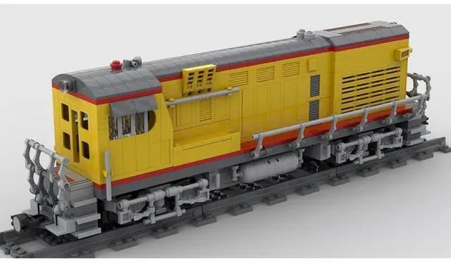 Alt view image 2 of 3 - ZITIANYOUBUILD Custom MOC-113815 7 Wide UP FM H20-44 Train 931+ Parts Toys Gift for Christmas