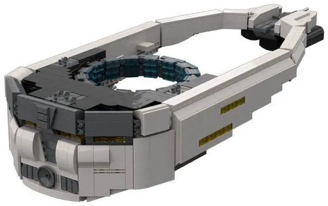 Main image of ZITIANYOUBUILD Custom MOC-126363 Ori-Warship Space Wars Ship Sci-Fi Spacecraft (1418 Parts)