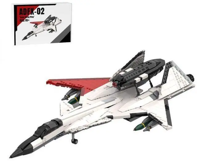 Main image of ZITIANYOUBUILD Custom MOC-193136 ADFX-02 Fighter Jet Building Blocks Set 1423 Parts