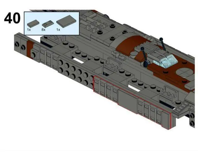 Alt view image 3 of 3 - ZITIANYOUBUILD Custom MOC-128161 Asuran Sci-fi Battleship Model (1003 Parts) Toys Gift