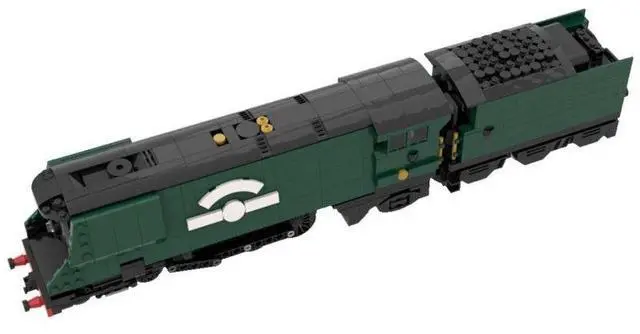 Alt view image 2 of 3 - ZITIANYOUBUILD Custom MOC-61972 Emerald Night Class A3-B Locomotive (1195 Parts) Toys Gift
