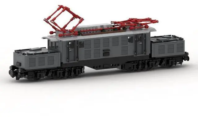 Main image of ZITIANYOUBUILD Custom MOC-120912 8W DB-Baureihe 194 E94 Train Model (1271 Parts) Toys Gift