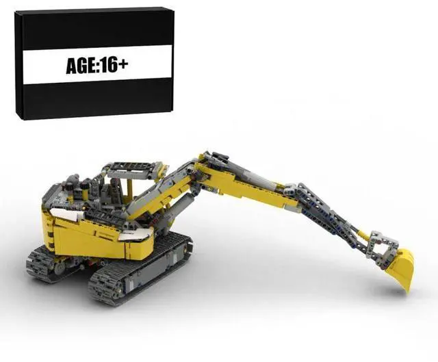 Alt view image 2 of 3 - ZITIANYOUBUILD Custom MOC-53035 Tech Excavator Building Blocks Set (963 Parts) Toys Gift