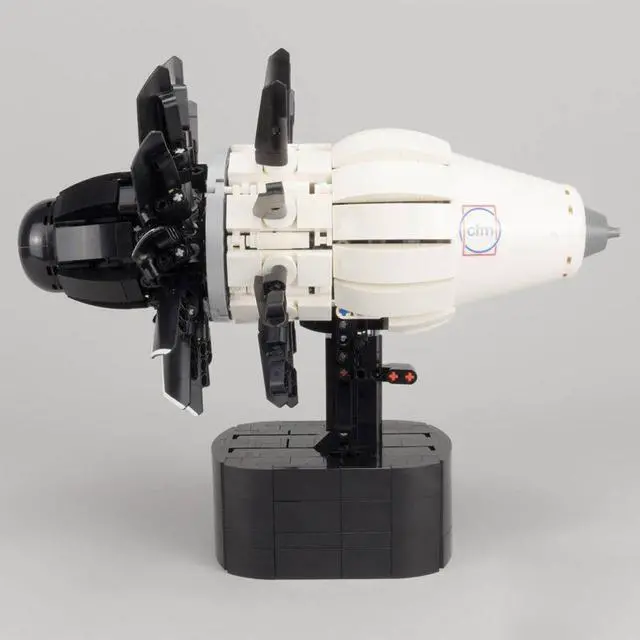 Alt view image 3 of 3 - ZITIANYOUBUILD Custom MOC-180038 CFM-RISE Open Rotor Engine Building Blocks 1283 Parts