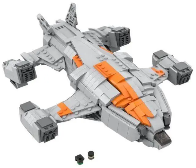 ZITIANYOUBUILD Custom MOC-68713 1:250 scale chieftain Elite dangerous 1171 Parts Toys Gift