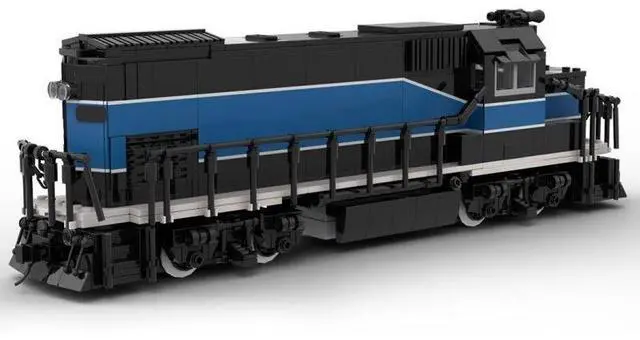 Alt view image 2 of 2 - ZITIANYOUBUILD Custom MOC-105951 Pacific GP15 Train (1433 Parts) Toys Gift for Christmas