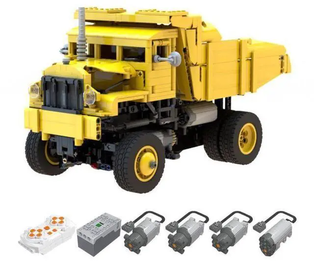 Main image of ZITIANYOUBUILD Custom MOC-153584 1/15 RC Tipper Truck Assembly (Dynamic Version/1269 Parts)