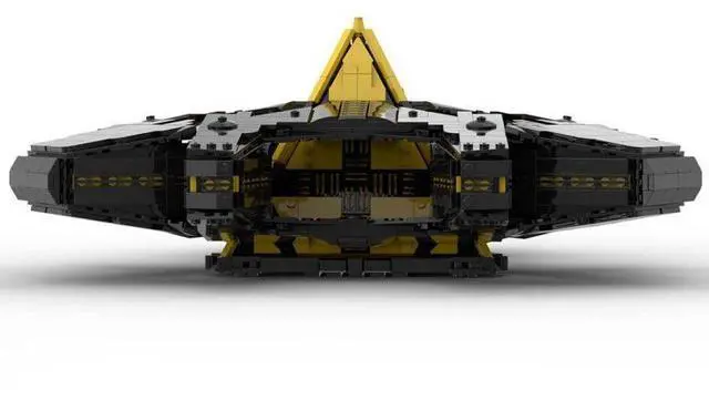 Alt view image 2 of 3 - ZITIANYOUBUILD Custom MOC-128542 Goauld Hatak Sci-fi Battleship Model 1924 Parts Toys Gift