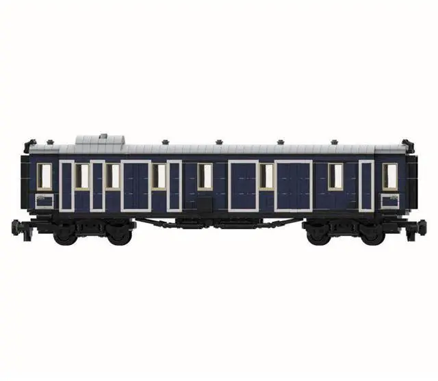 Alt view image 3 of 3 - ZITIANYOUBUILD Custom MOC-130785 Bavarian Express Train Baggage Wagon (8w) (955 Parts)