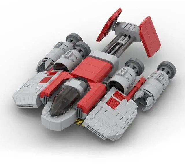Main image of ZITIANYOUBUILD Custom MOC-143595 Terran-Dropship Spaceship Model (684 Parts) Toys Gift